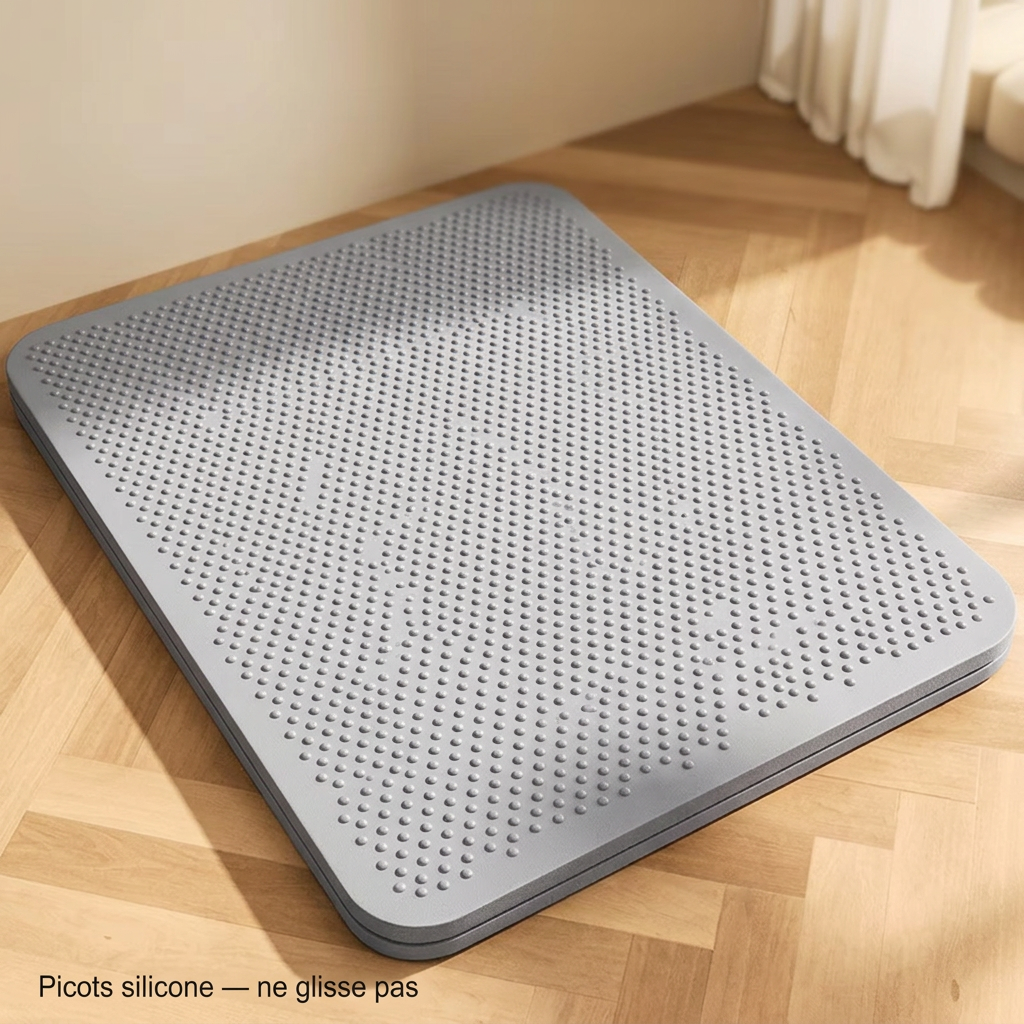 Picots silicone antidérapants dessous tapis Tiloo